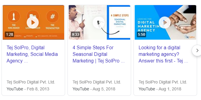 Tej SolPro YouTube Videos